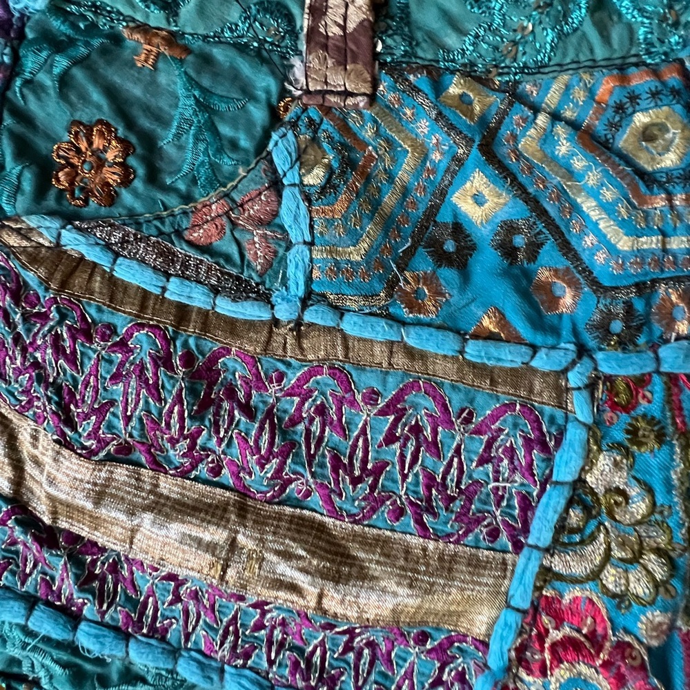 Raj Boho Patchwork Women Shorts - Picture 3 of 8
